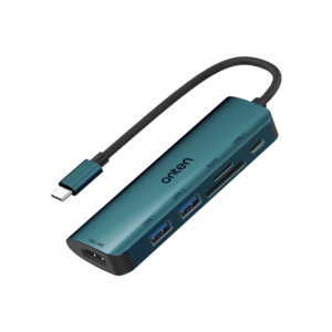 USB C Hub 6 in 1 Docking Station HDMI 4K PD 100W USB 3.0 Card Reader OTN95116D