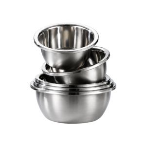Mixing Bowl Stainless Steel Besar 30–40cm Baskom Adonan Food Grade Anti Karat SUBRON