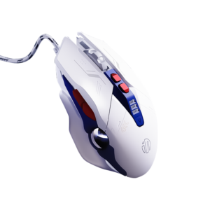W9P Gaming Mouse Wired RGB 12800 DPI Macro 7 Tombol Programmable 500Hz Sensor A824F INPHIC