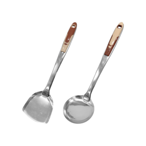 Sodet Stainless Steel Food Grade Spatula Penggorengan & Centong Sayur Anti Karat Tahan Panas Tebal NIZEN
