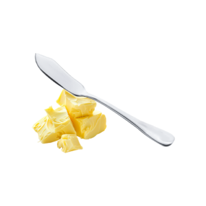 Pisau Oles Mentega Stainless Steel Butter Knife Food Grade Pisau Selai Roti Keju Krim Saus 15cm SUBRON