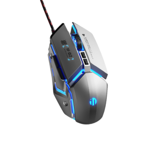 W2 2nd Gen Gaming Mouse Wired RGB Macro 7 Tombol Silent Click 8800 DPI Sensor A704F INPHIC