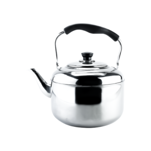 Teko Siul Stainless Steel 4L & 5L Whistle Kettle Pegangan Anti Panas | Teko Air Kompor Gas, Induksi & Listrik SUBRON
