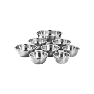 Mixing Bowl Stainless Steel Food Grade Baskom Adonan Anti Karat 16cm 18cm 20cm 22cm 24cm 26cm 28cm SUBRON