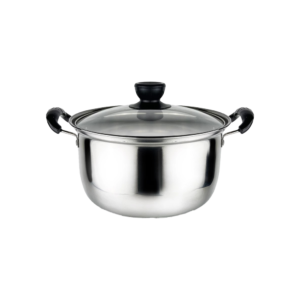 Soup Pot Stainless Steel Premium Tutup Kaca Panci Sup Sauce Pan Food Grade Anti Karat 18CM 20CM Induksi Gas Listrik SUBRON