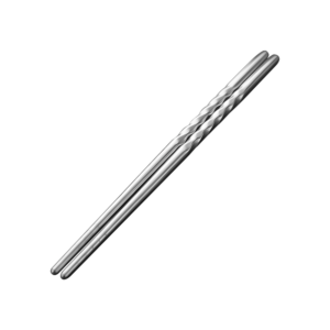 Sumpit Stainless Steel 5 Pasang Anti Karat Food Grade Chopsticks Alat Makan Premium 22.5cm SUBRON