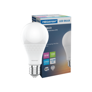 Lampu LED Sensor Otomatis E27 9W 12W 15W 18W 6500K Lampu Siang Malam MEGAMAN